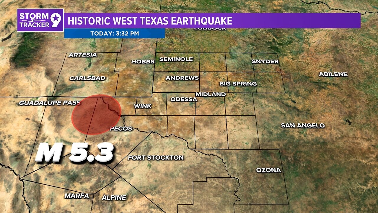 West Texas Earthquake Today " BREAKING: 5.3 Magnitude Earthquake Shakes West Texas & El Paso