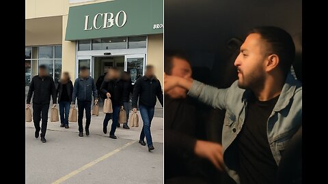LCBO Theft by Six in Kitchener; Video Shows Uber Driver Sucker Punching Passenger 