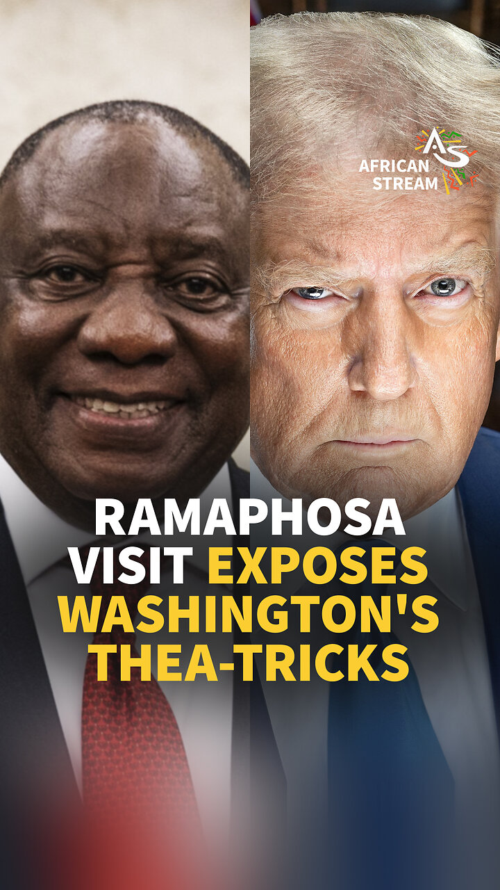 RAMAPHOSA VISIT EXPOSES WASHINGTONS THEA-TRICKS
