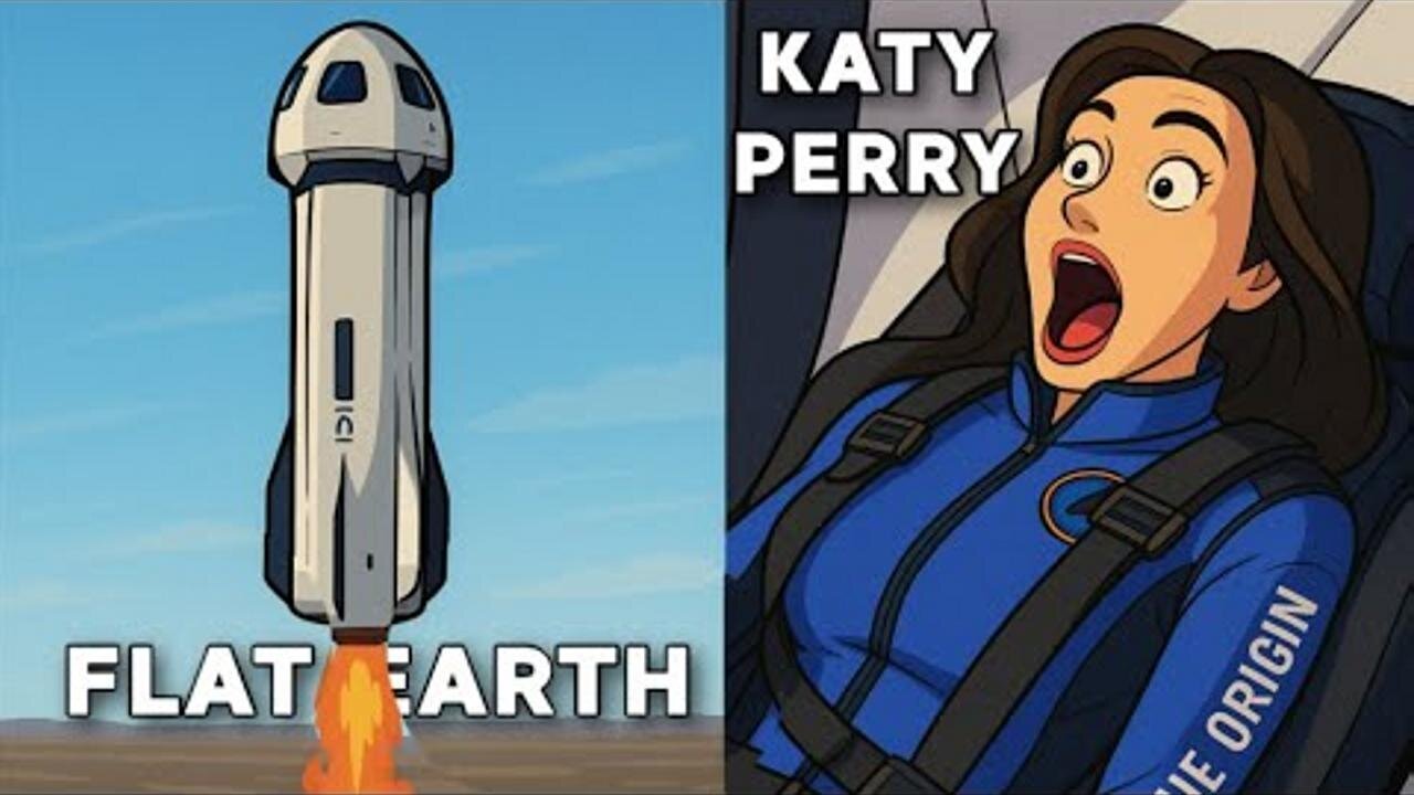 Katy Perry - Free Falling - Blue Origin HOAX - Flat Earth