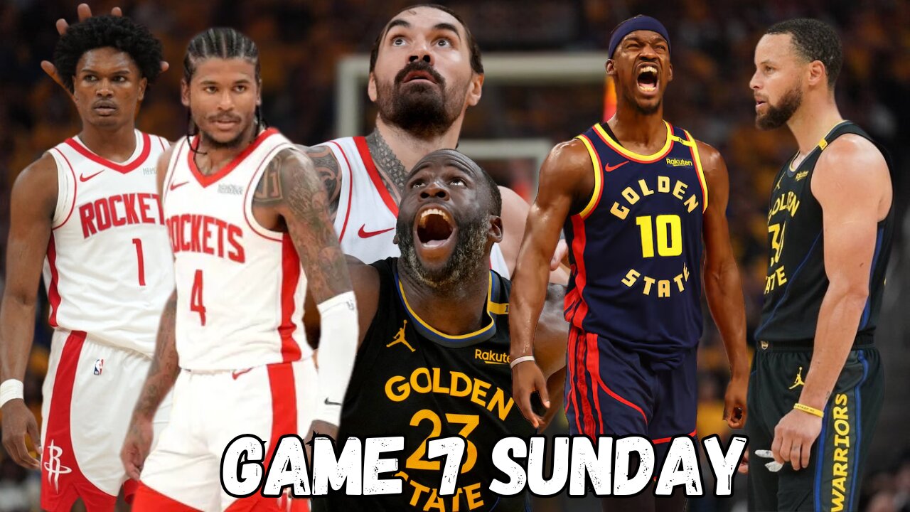 Golden State Warriors vs Houston Rockets GAME 7 | NBA Western Conference Round 1 | Live Reaction