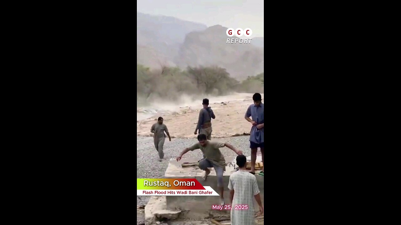 #Oman #Rustaq #WadiBaniGhafer #flashflood #rainstorm #weather #climate #anomaly #climatechange