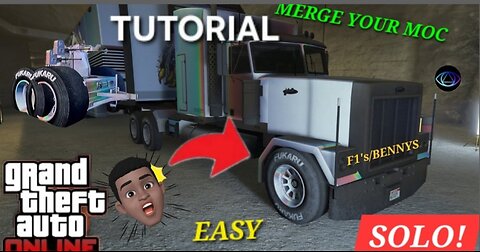 HOW TO STORE AA-Trailer & Merge YOUR MOC WITH BENNY'S/F1 wheels in GTA Online *EASILY!*