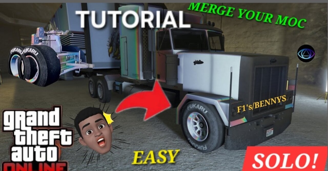 HOW TO STORE AA-Trailer & Merge YOUR MOC WITH BENNY'S/F1 wheels in GTA Online *EASILY!*