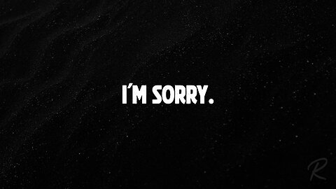 The Remnant Church: I'm Sorry - AJ Noel