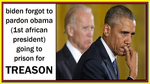 biden forgot to pardon obama (1st african president)