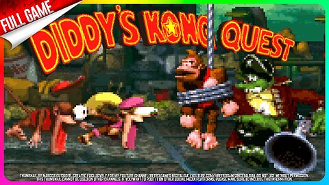 Donkey Kong Country 2: Diddy's Kong Quest (SNES - US) Longplay (102%)