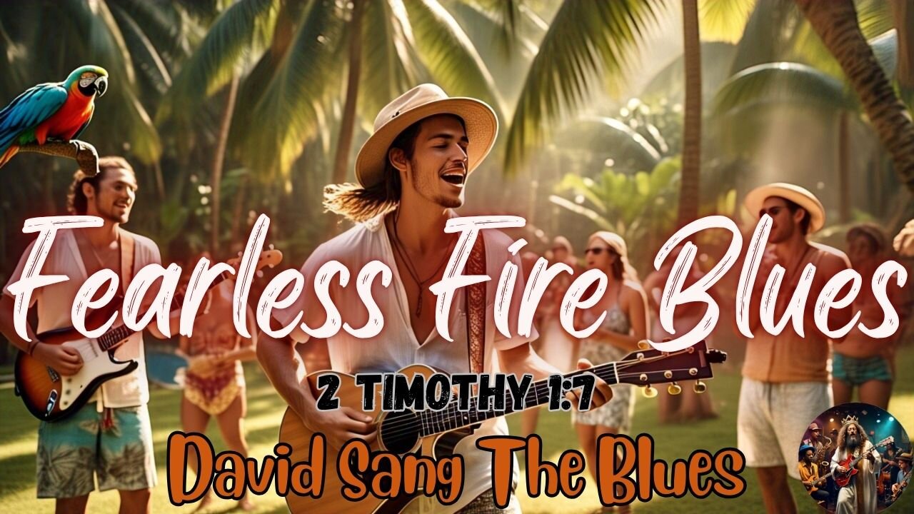 Fearless Fire Blues | Bluesy Island Rock Song Inspired by 2 Timothy