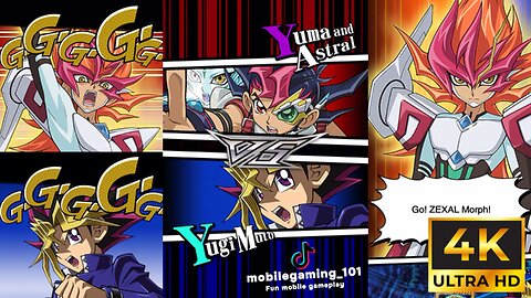 [4K Raw Uncut] Yugi Muto Dark Magician VS Yuma and Astral Utopia Xyz , 武藤 遊戯 VS 九十九 遊馬 ＆ アストラル