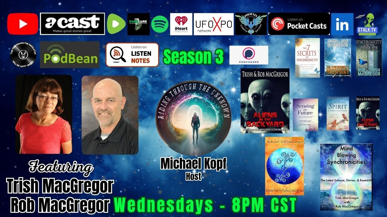 RTTU S3E24 prerecord with special guests Trish and Rob MacGregor