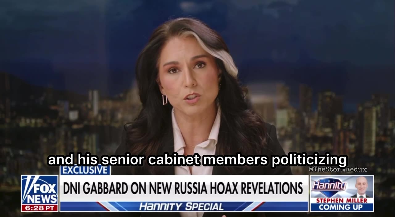 DNI Tulsi Gabbard talks in detail about what she found in the newly declassified