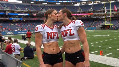 Touchdown Temptation – A Cheerleader’s End Zone Kiss