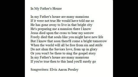 Before 2005 IN MY FATHERS HOUSE ARE MANY MANSIONS by SRM
