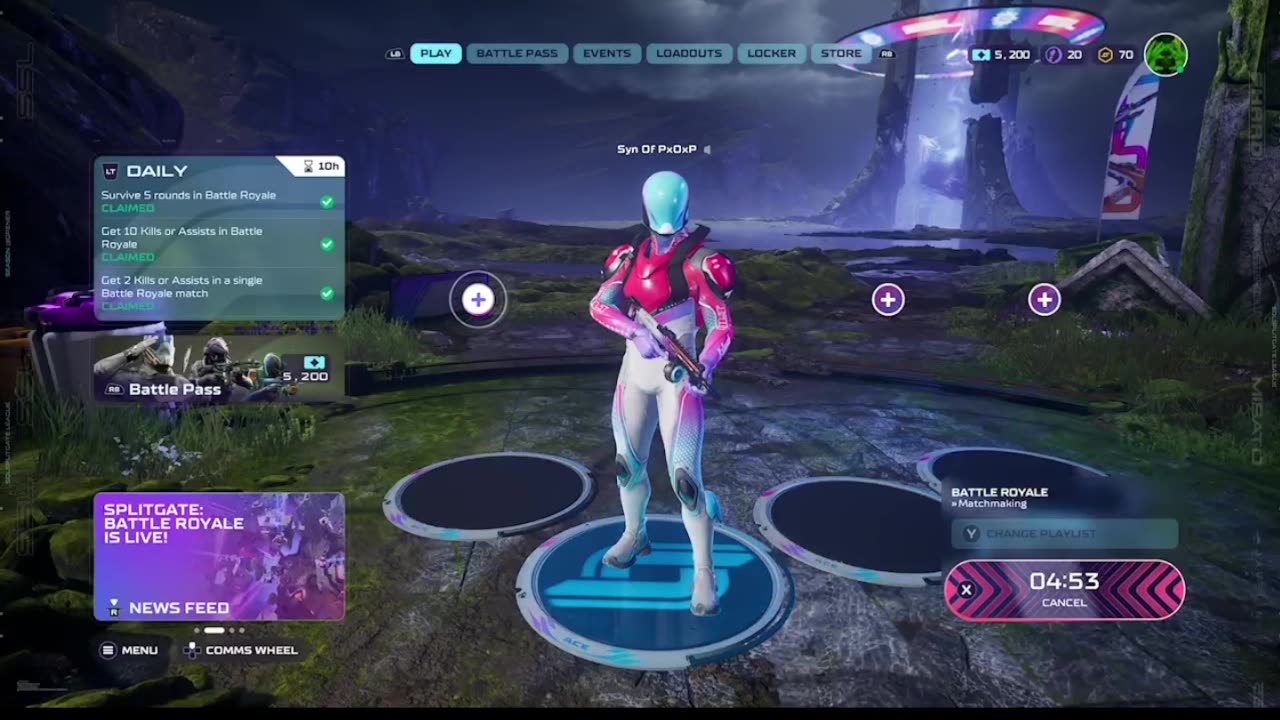 Splitgate Saturday Follow Channel