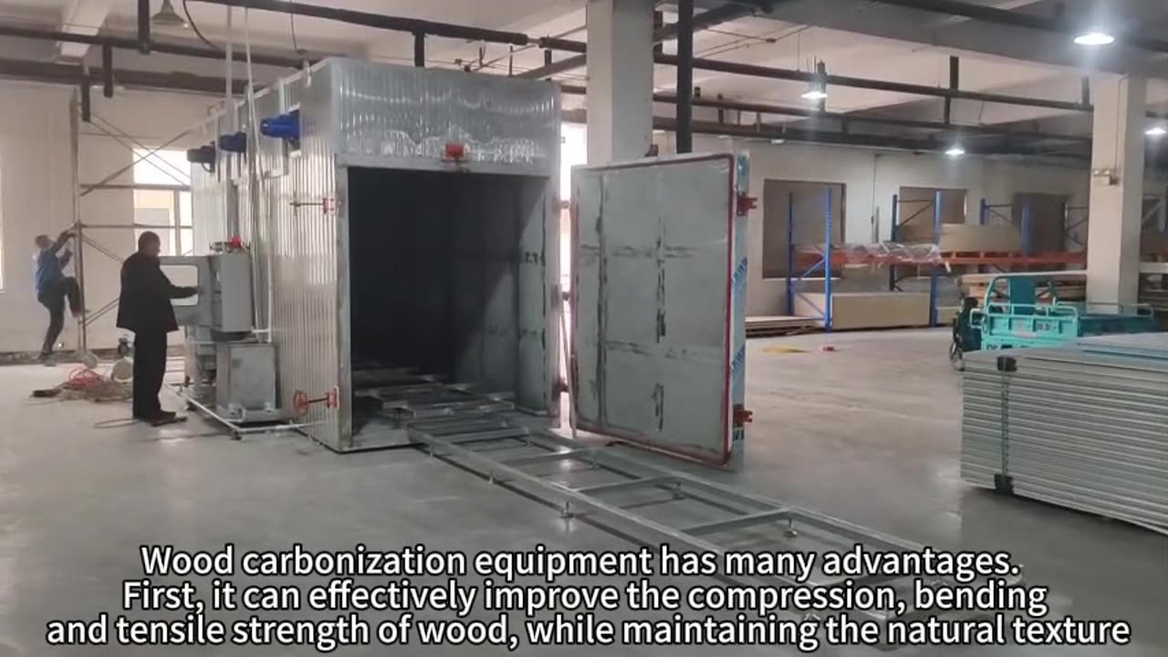 Wood carbonization equipment