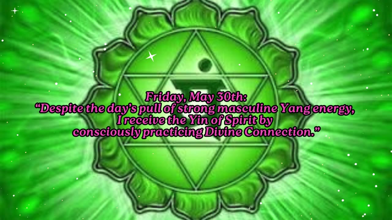 Up My Yang! ~ Friday, May 30, 2025 Numerology @ a Glance