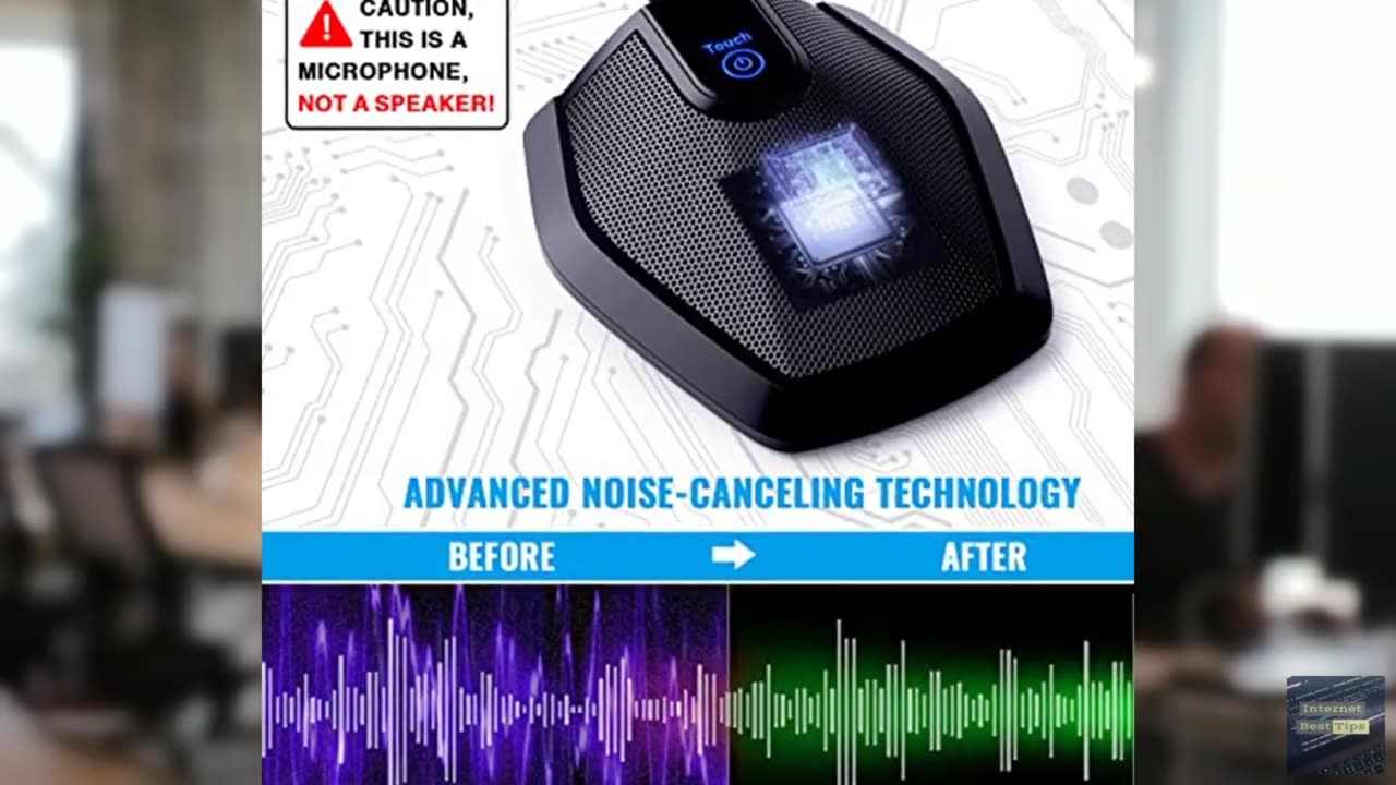 TONOR Conference USB Microphone, Omnidirectional Condenser PC Mic for Video Conf