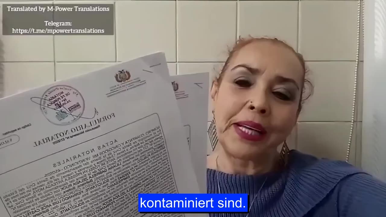 Notarieller Bericht über den Nachweis von Toxizität und Nanotechnologie in Injektionsmitteln.