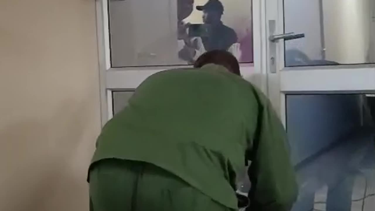 Municipal manager's office door