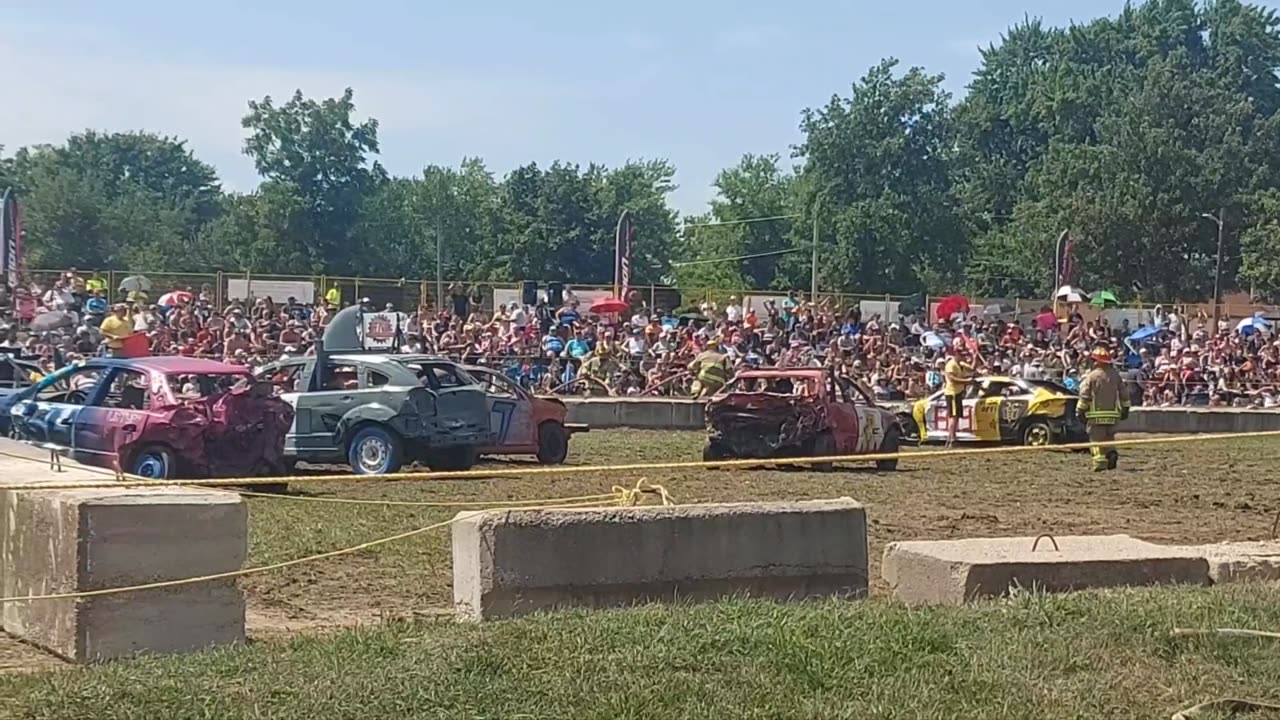 Comber Fair demolition derby