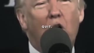 President Trump Never Give Up.
