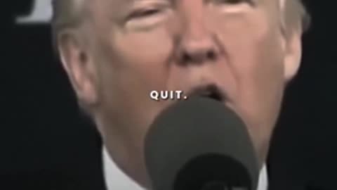 President Trump Never Give Up.