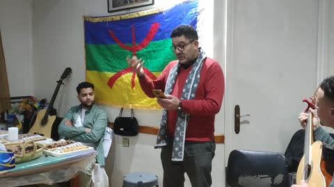 احتفال بالسنة الامازيغية الجديدة 2976 جمعية ماسينيسا طنجة قصيدة من تقديم الشاعر حميد اليندوزي 1