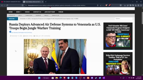 RUSSIA DEPLOYS AIR DEFENSE SYSTEMS TO VENEZUELA #lastdays #israelites #endtimes #ww3 #prophecy