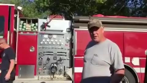 Loser idiot complains to firefighters