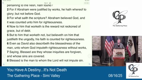 You Have A Destiny...It's Not Death