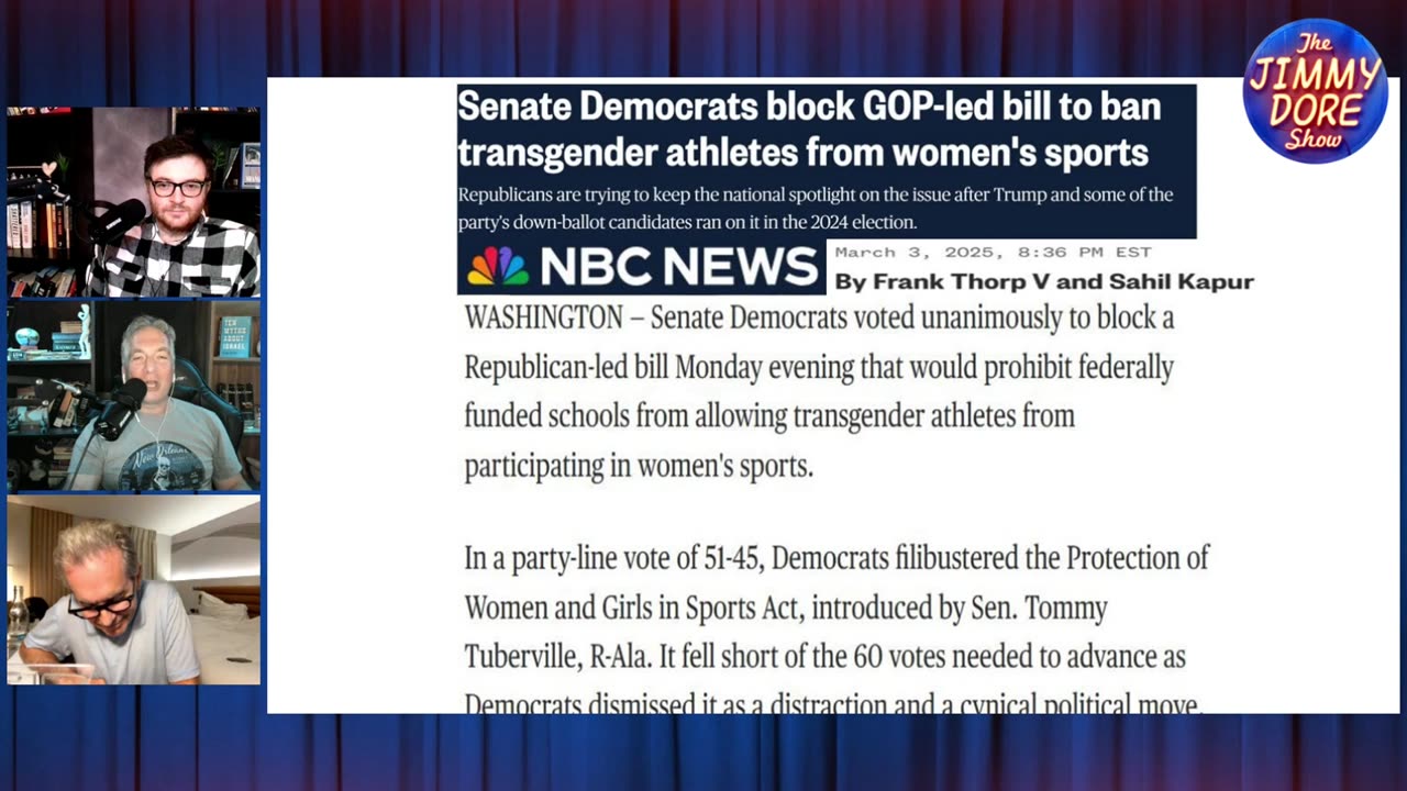 Simone Biles and Riley Gaines feud over trans sports▮The Jimmy Dore Show