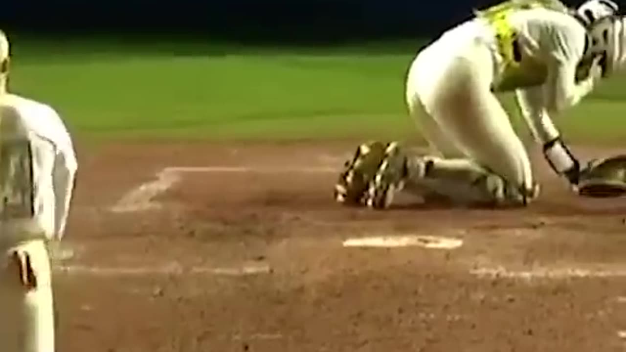 The clump of dirt came from Oregon softball pitcher Lyndsey Grein’s cleat