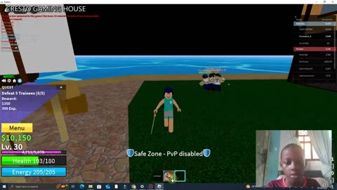 Playing BLOX FRIUT on Roblox games