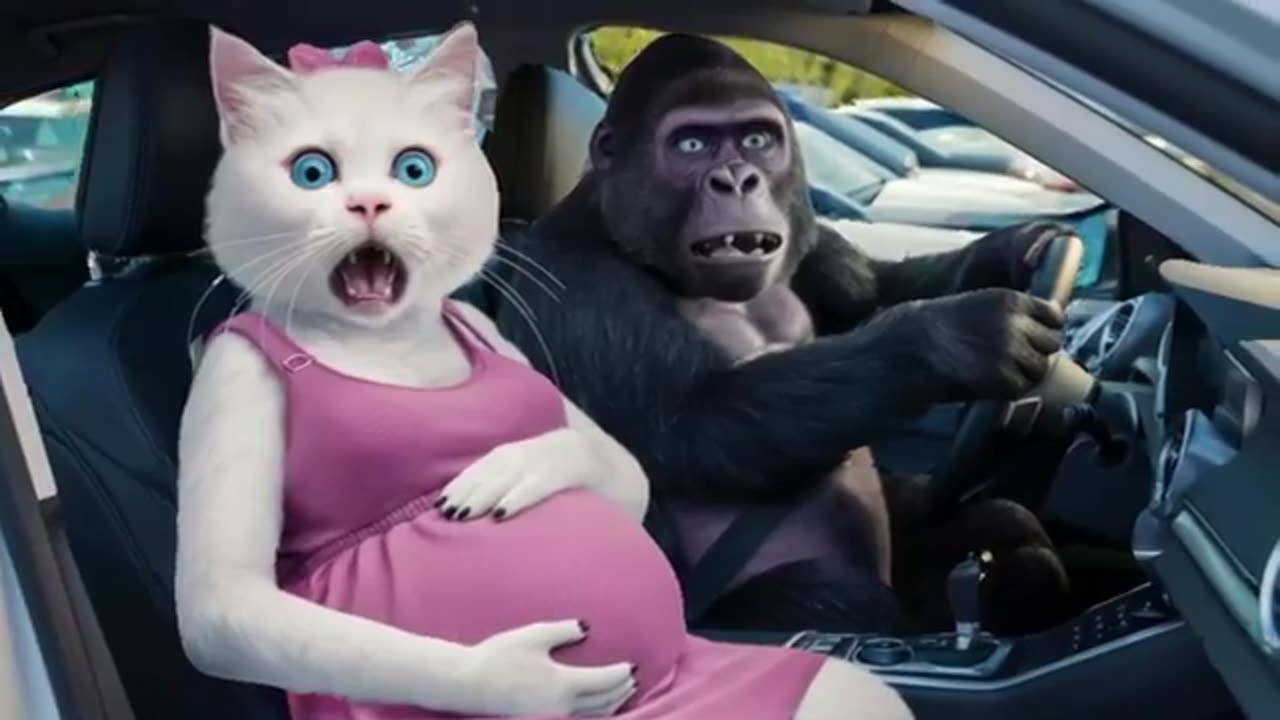 Kittens chased by Doll Ghost👻 and the Ending?😺