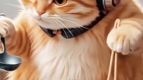 "Cats Cook & Eat Momos 🥟🐱 | Funny Lunch Challenge!"