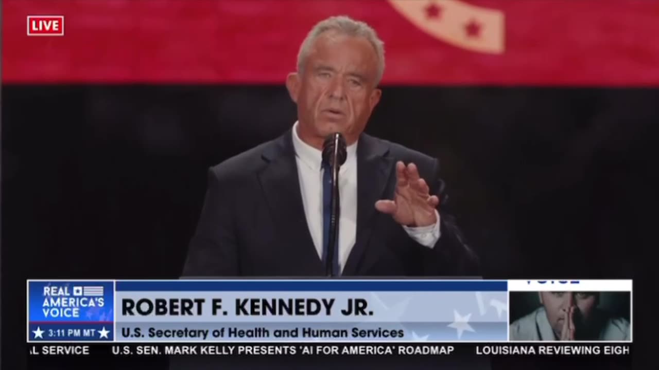 Robert F Kennedy Jr Speaks at Charlie Kirk’s Memorial