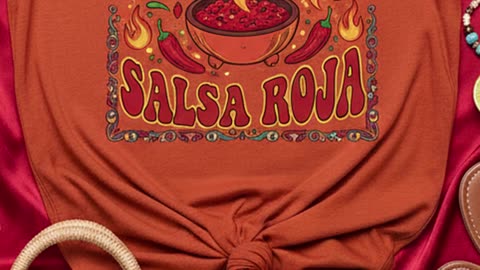 This tee is hotter than salsa roja... think you can handle the heat? #spicyshirt #salsavibes