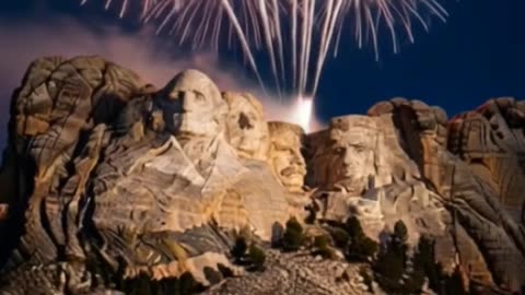 JULY 4th CELEBRATION! A I Mount Rushmore