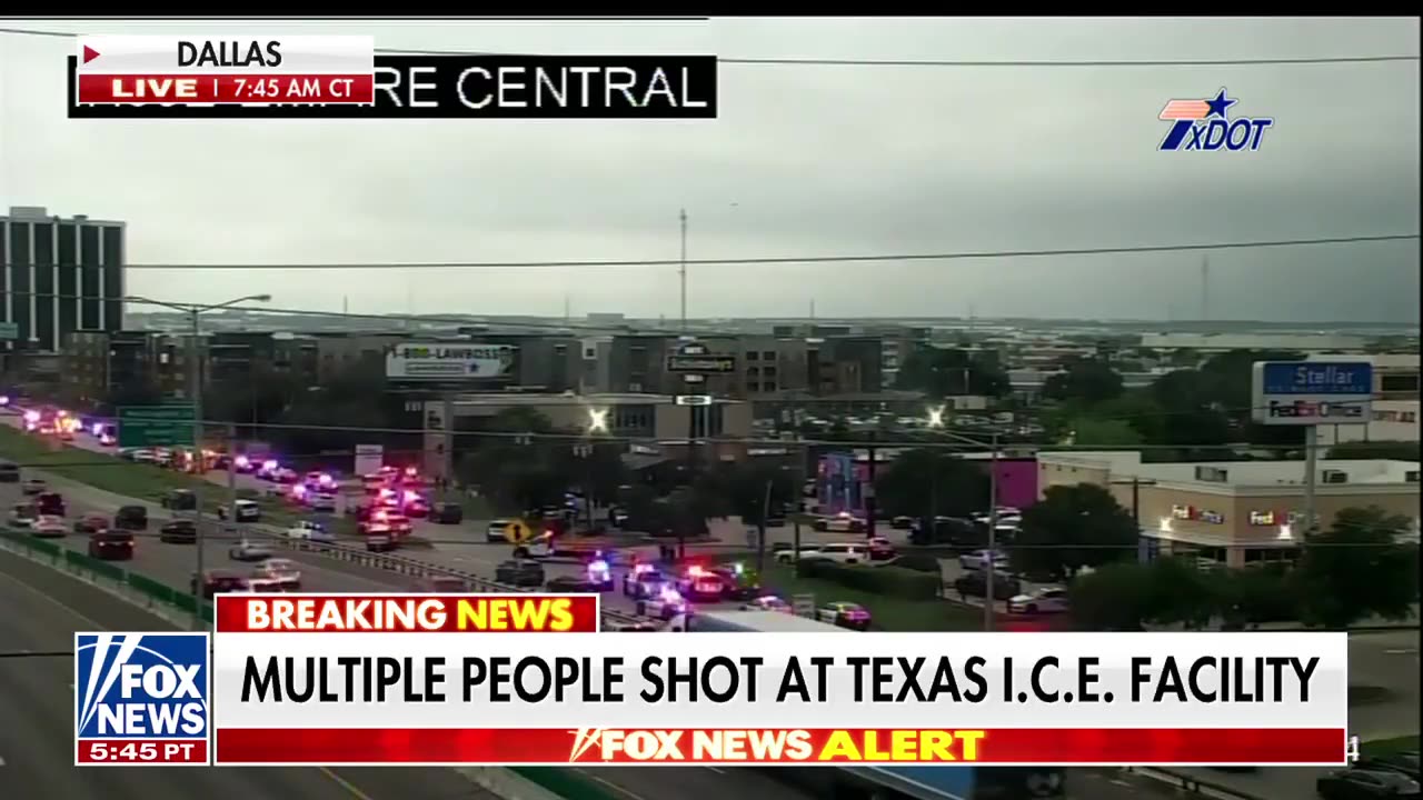 BREAKING: Shooting at Texas ICE facility injuries several victims