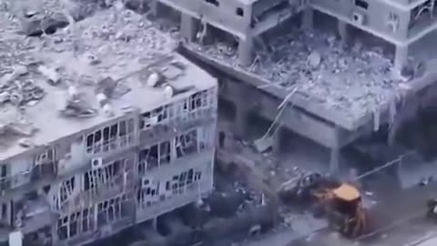 An Aerial view Showing the DEVASTATION in Tel AViv.