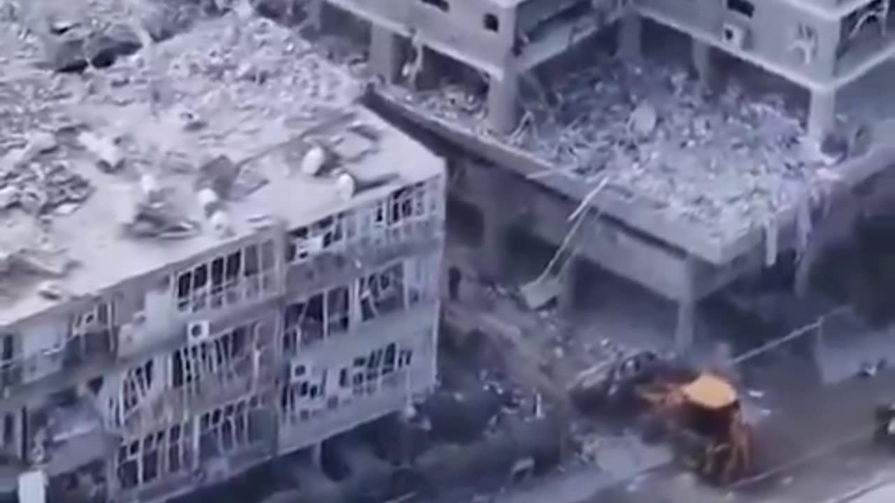 An Aerial view Showing the DEVASTATION in Tel AViv.