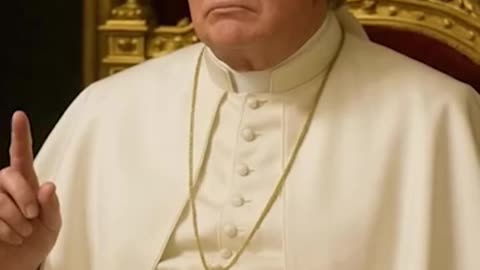 Ecco la controversa foto di Donald Trump vestito da papa pubblicata sul suo social Truth pochi giorni prima dell'elezione al conclave 2025 di Papa Leone XIV il papa americano Robert Francis Prevost