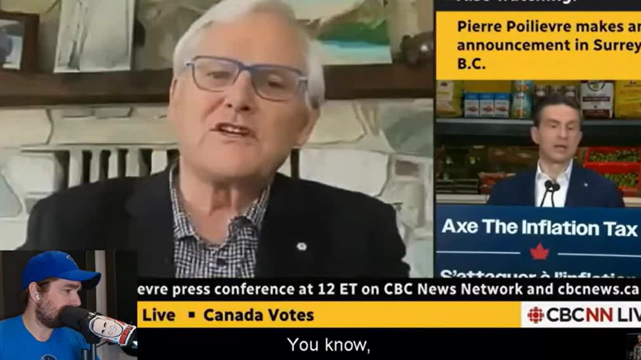 Gordon Campbell Ex British Columbia liberal Premiere gives CBC METLDOWN Over HUGE ENDORESEMENT For Poilievre