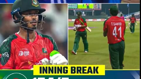Bangladesh gave target of 155 runs to Afghanistan in the 9th match of Asia cup 25.predict winner.
