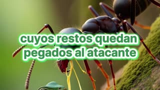 Hormigas kamikaze: el sorprendente método de defensa.