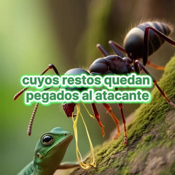 Hormigas kamikaze: el sorprendente método de defensa.