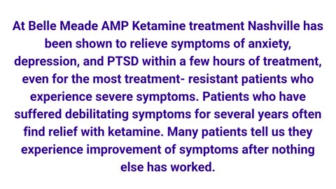 Belle Meade Amp - Safe & Effective Ketamine Treatment in Nashville, TN