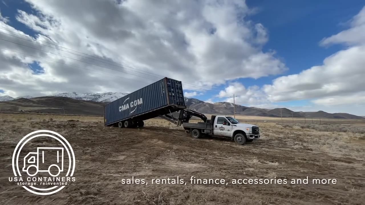 Tilt Bed Container Delivery | Roll Off Delivery | Container Delivery | USA Containers