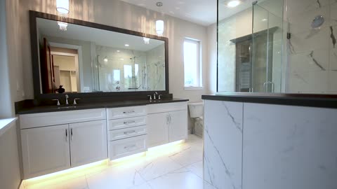 CUSTOM Bathroom Design with Huge Luxurious Shower!