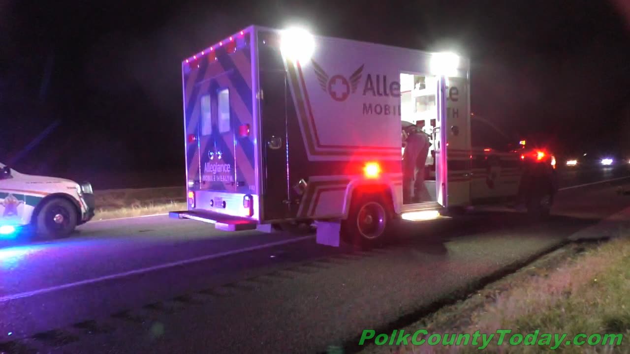 PEDESTRIAN STRUCK ON 59 IN CRITICAL CONDITION, MARSTON TEXAS, 10/24/25...